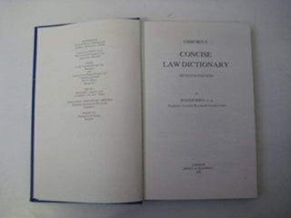 Osborn's Concise Law Dictionary