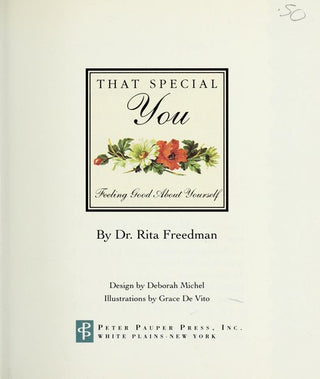 That Special You: Feeling Good About Yourself - Women's Keepsakes