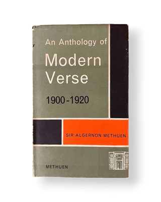 An Anthology of Modern Verse 1900-1920 - Thryft