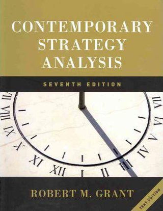 Contemporary Strategy Analysis : Text Only - Thryft
