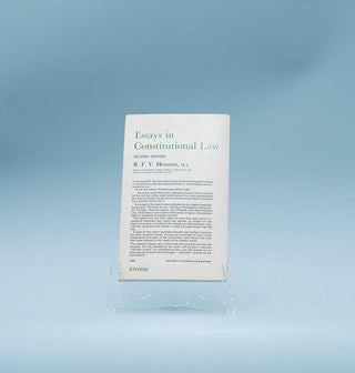 Essays in Constitutional Law, Second Edition - Thryft